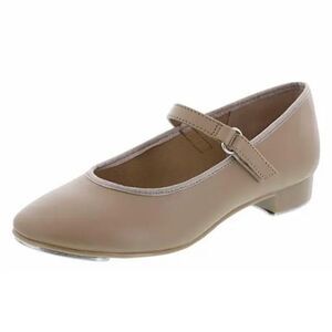 American Ballet Theatre Spotlights Tap Dance Shoes girls tan beige Size 4